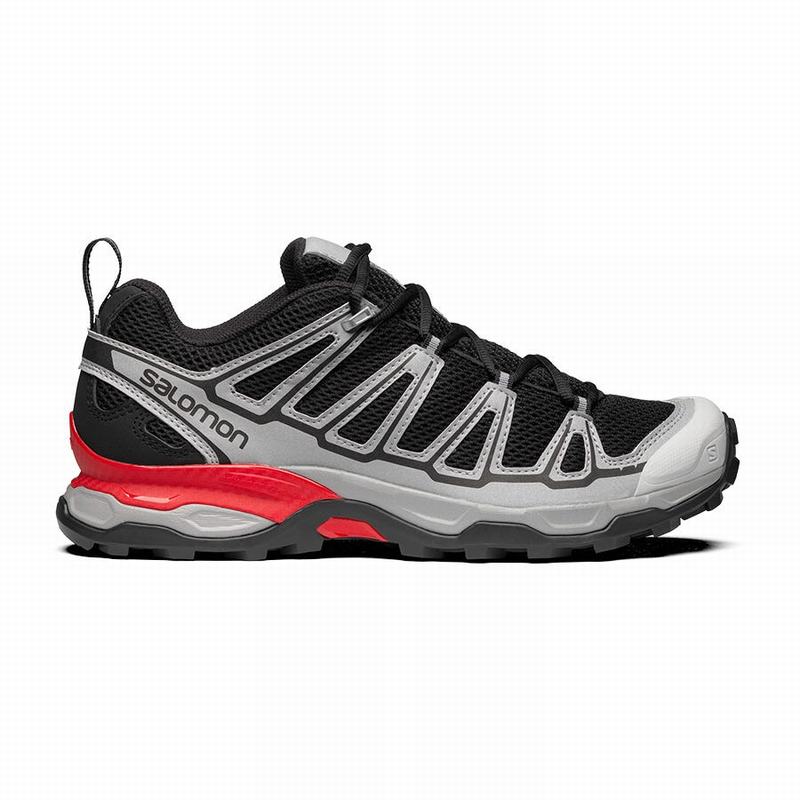 Salomon Israel X-ULTRA - Womens Trail Running Shoes - Black/Silver Metal (AGIM-93405)